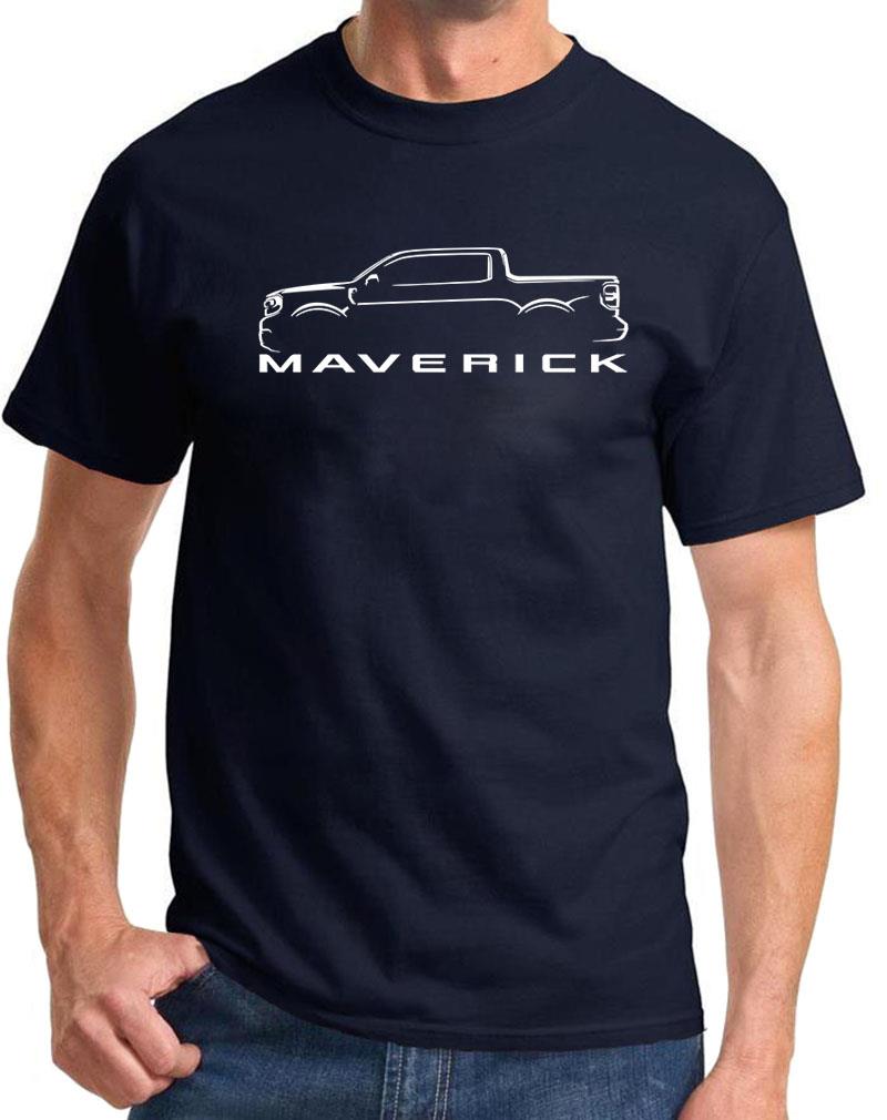 Ford Maverick Pickup Truck Classic Outline Design Tshirt NEW COLORS