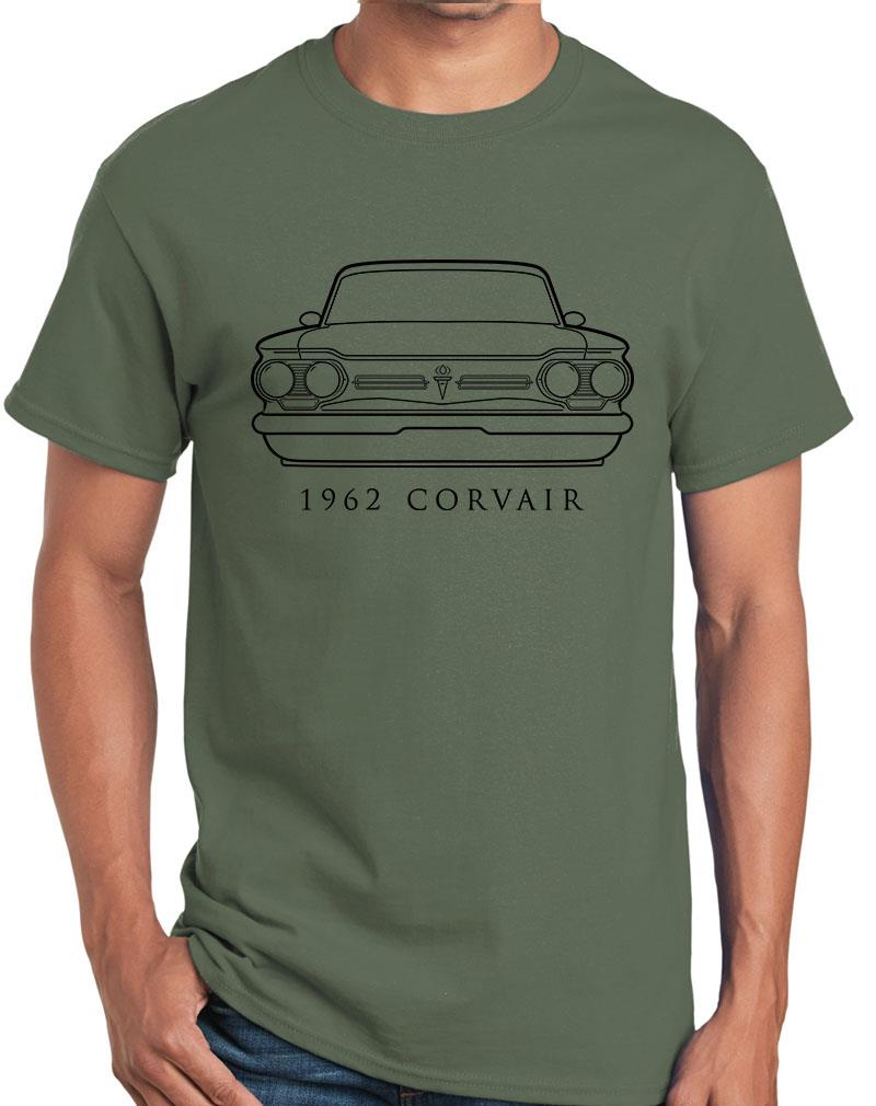 1962 Corvair Classic Front End Design camiseta NUEVOS colores - Imagen 17 de 23