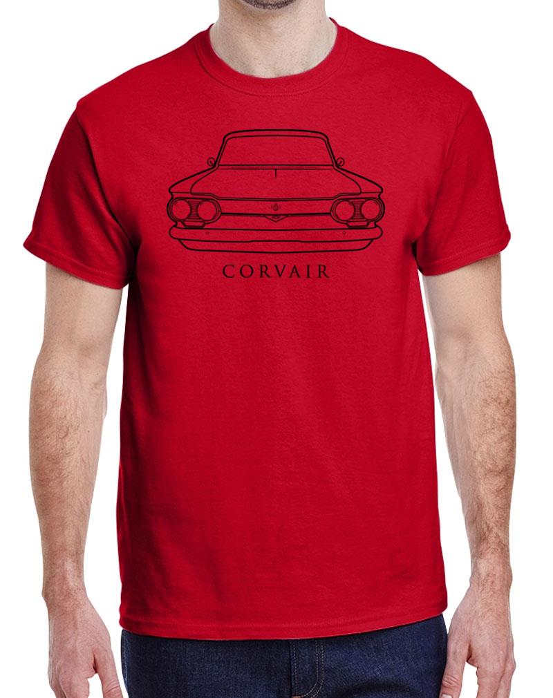 1963 1964 Corvair klassisches Front-End-Design-T-Shirt NEU Farben - Bild 20 von 23