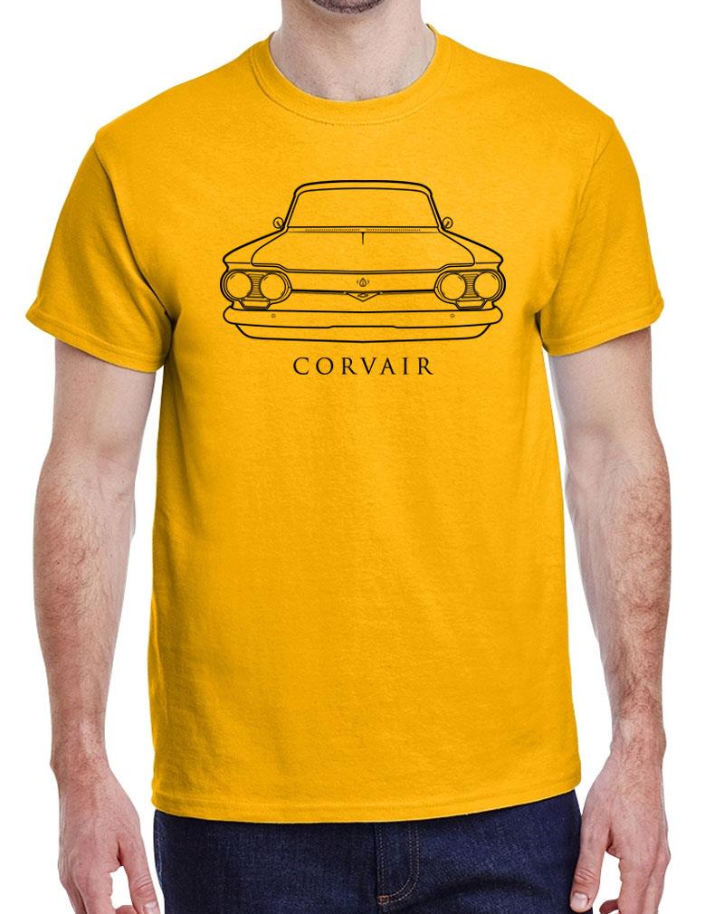 1963 1964 Corvair klassisches Front-End-Design-T-Shirt NEU Farben - Bild 3 von 23