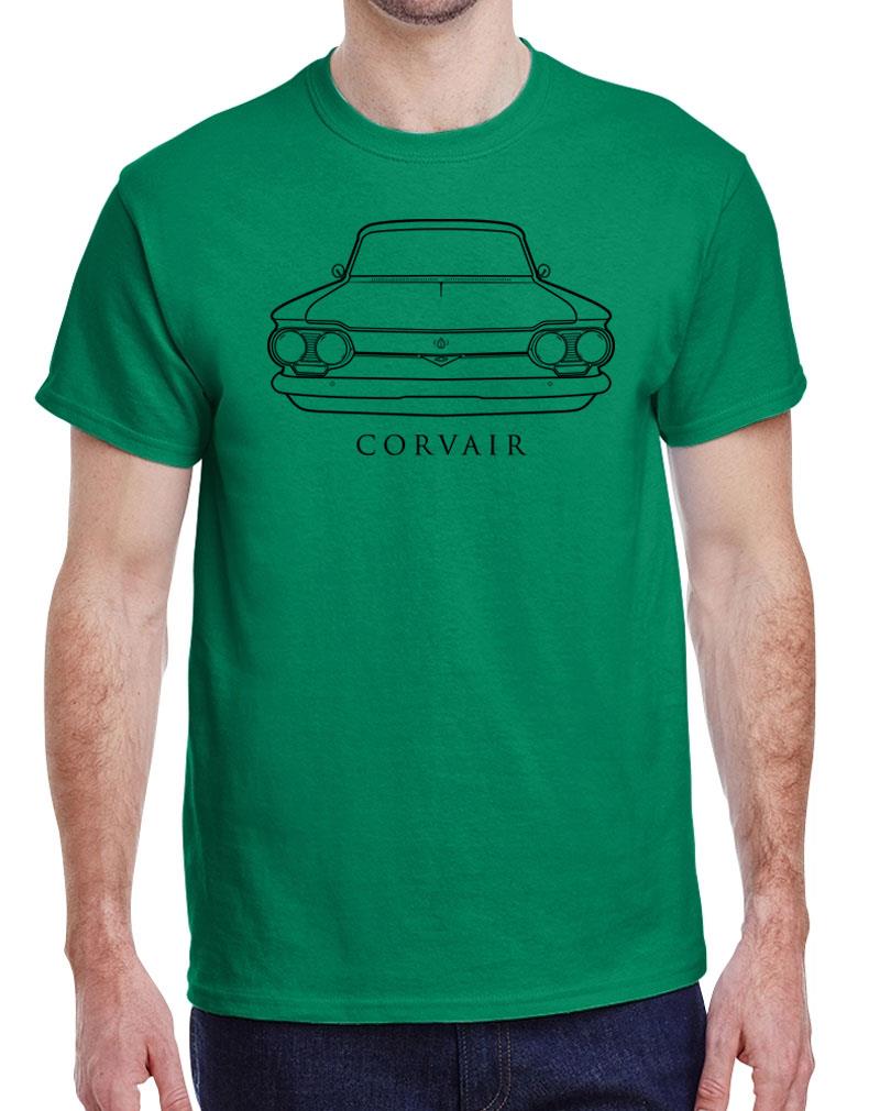 1963 1964 Corvair klassisches Front-End-Design-T-Shirt NEU Farben - Bild 21 von 23