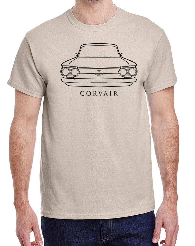 1963 1964 Corvair klassisches Front-End-Design-T-Shirt NEU Farben - Bild 22 von 23