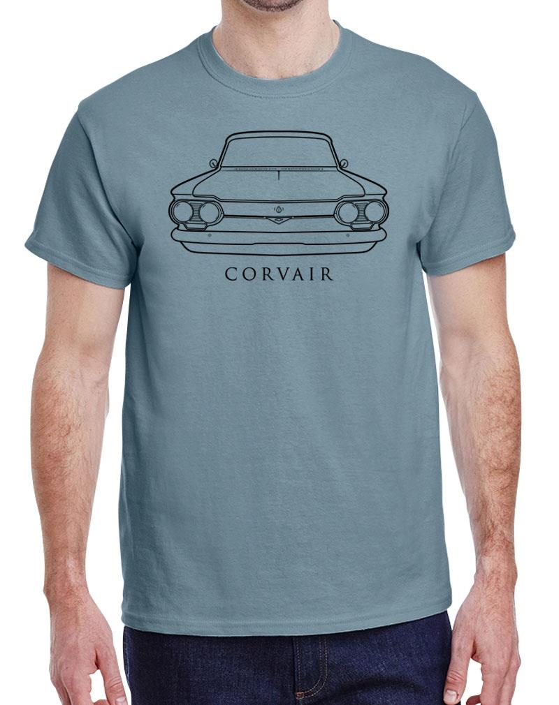 1963 1964 Corvair klassisches Front-End-Design-T-Shirt NEU Farben - Bild 19 von 23