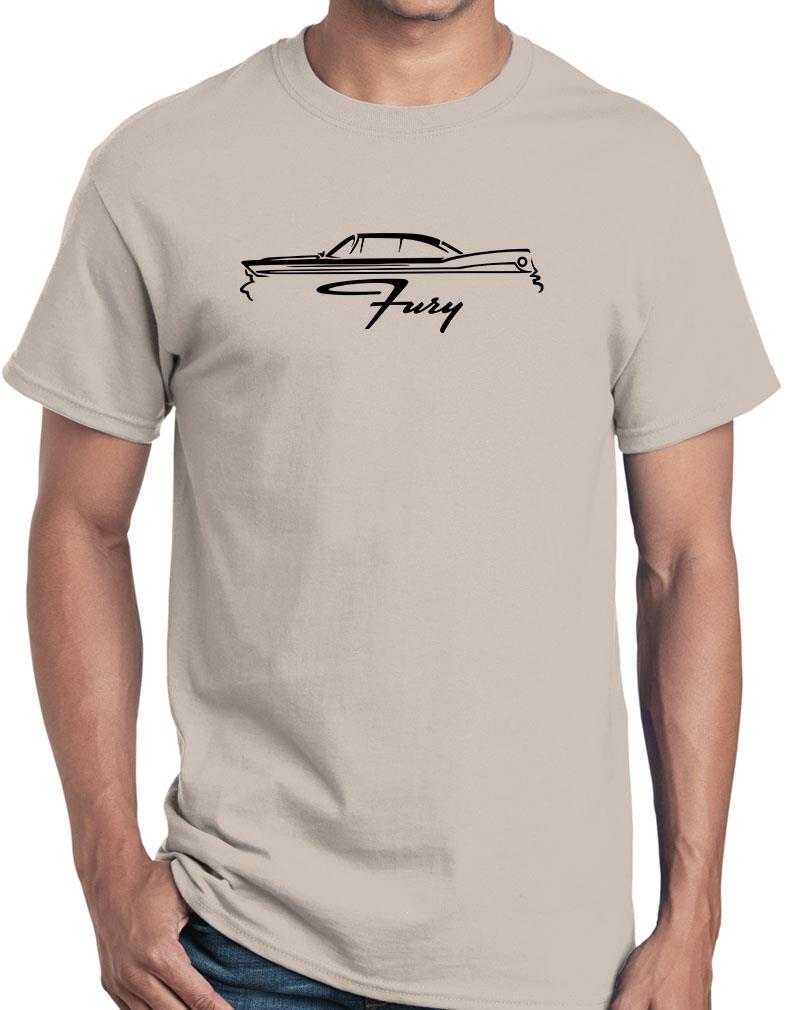 1959 PLYMOUTH 2 DOOR HARDTOP CHRYSLER MOPAR USA AD TSHIRT