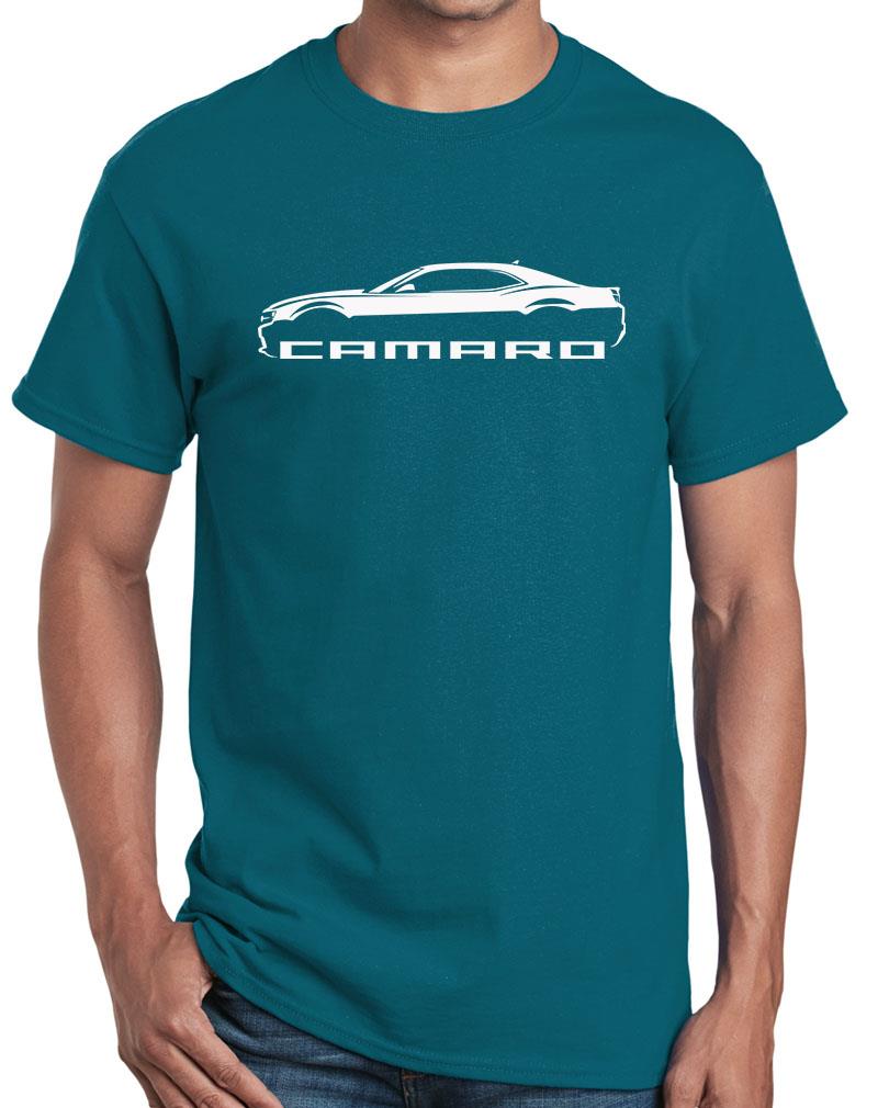 2010-14 Chevy Camaro Hardtop Classic Outline Design Tshirt NEW COLORS - Picture 16 of 23
