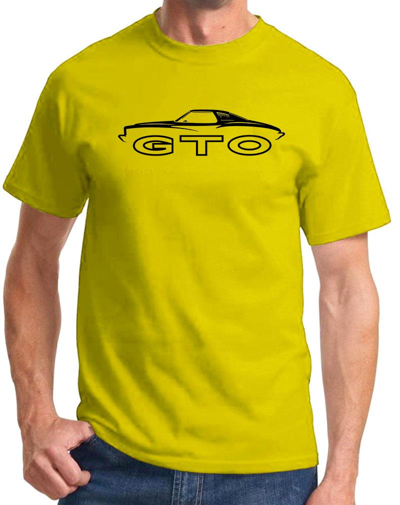 1973 Pontiac GTO Classic Outline Design Tshirt NEW COLORS - Picture 8 of 23