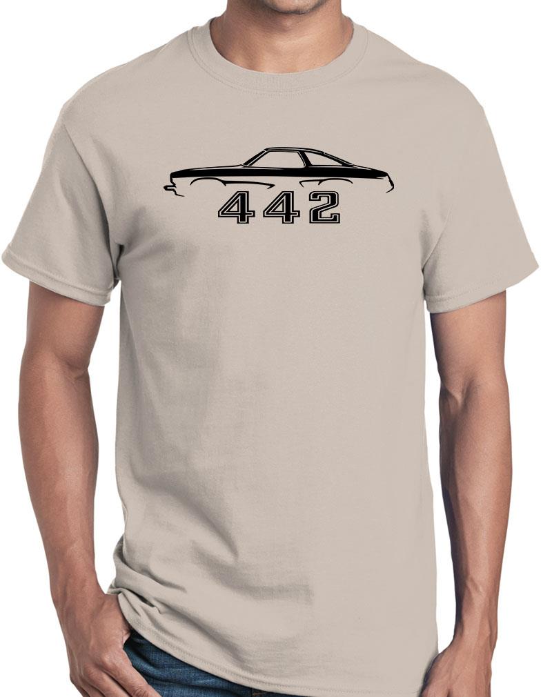 1973 1974 1975 Olds 442 Cutlass Classic Outline Design Tshirt NEW COLORS - Picture 22 of 23