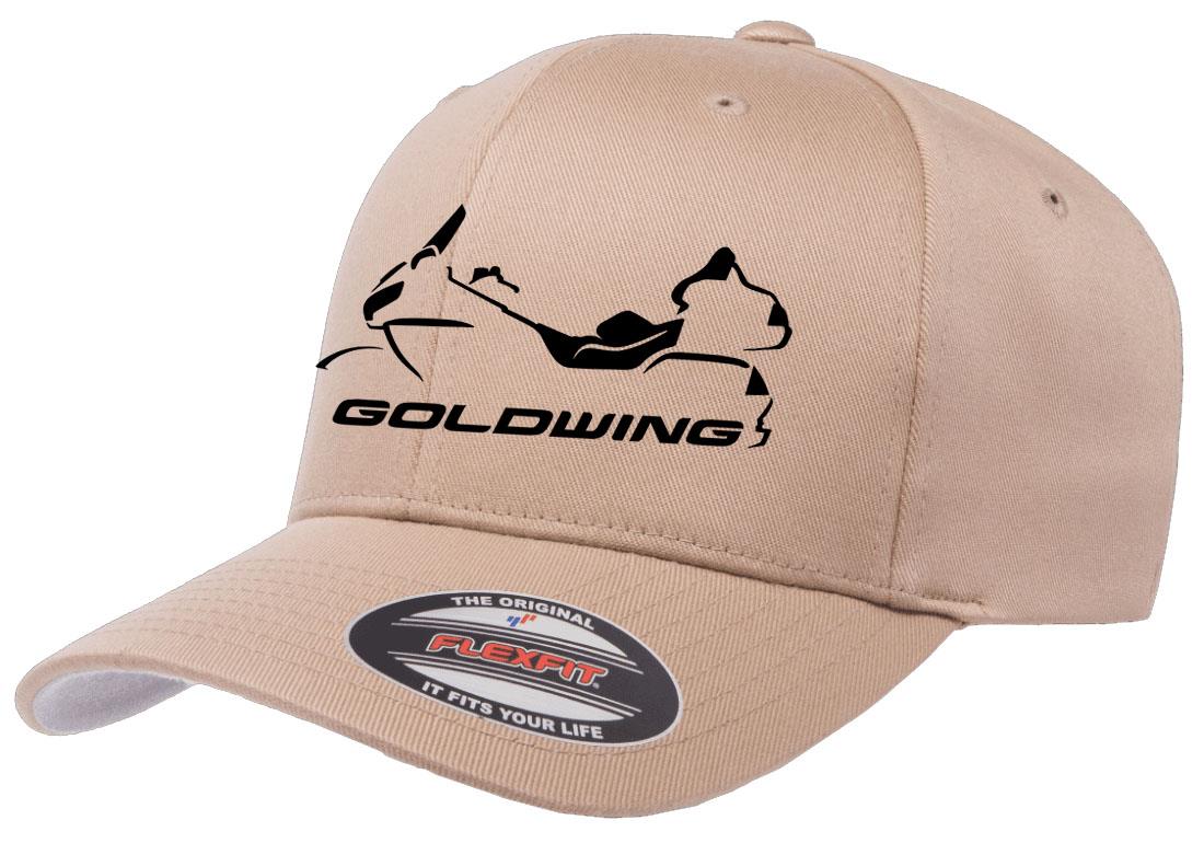 Honda Goldwing Motorcycle Flexfit 6277 Athletic Baseball Fitted Hat Cap - Picture 7 of 9