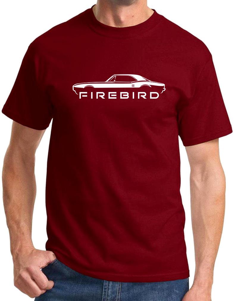 1967 1968 Pontiac Firebird Hardtop Classic Outline Design Tshirt NEW COLORS - Picture 11 of 23