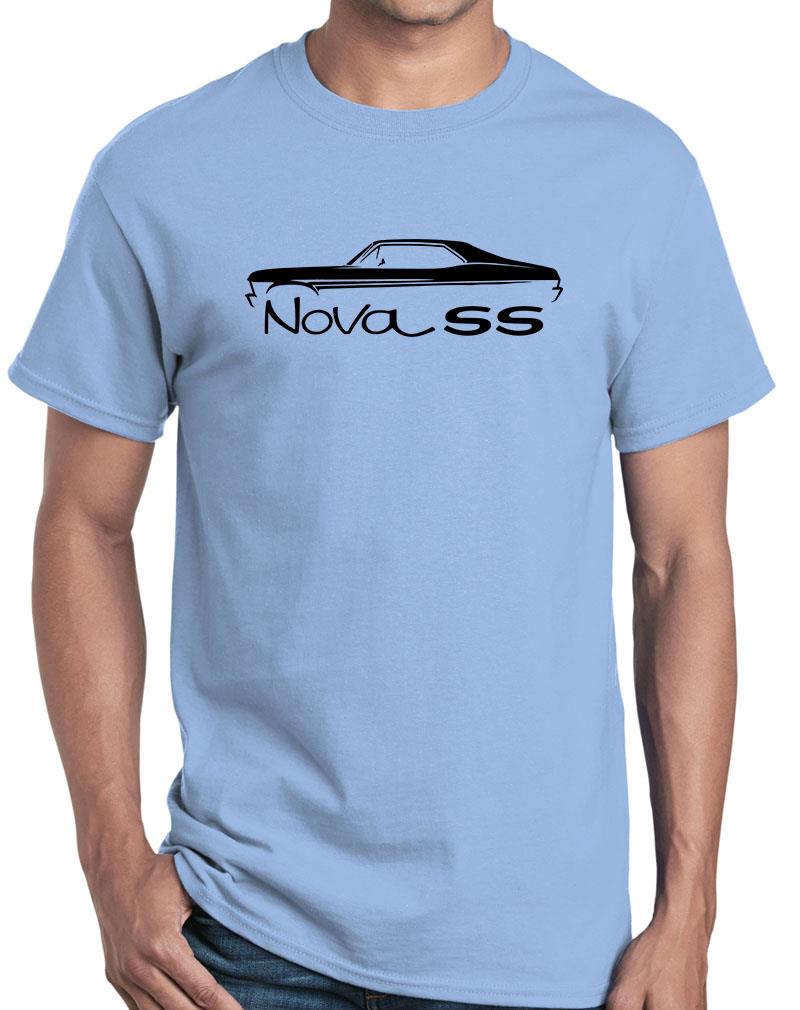 1968-71 Chevy Nova SS Hardtop Classic Outline Design Tshirt NEW COLORS - Picture 18 of 23