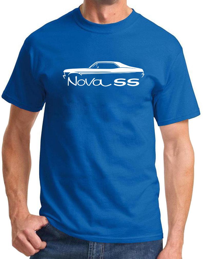 1968-71 Chevy Nova SS Hardtop Classic Outline Design Tshirt NEW COLORS - Picture 10 of 23