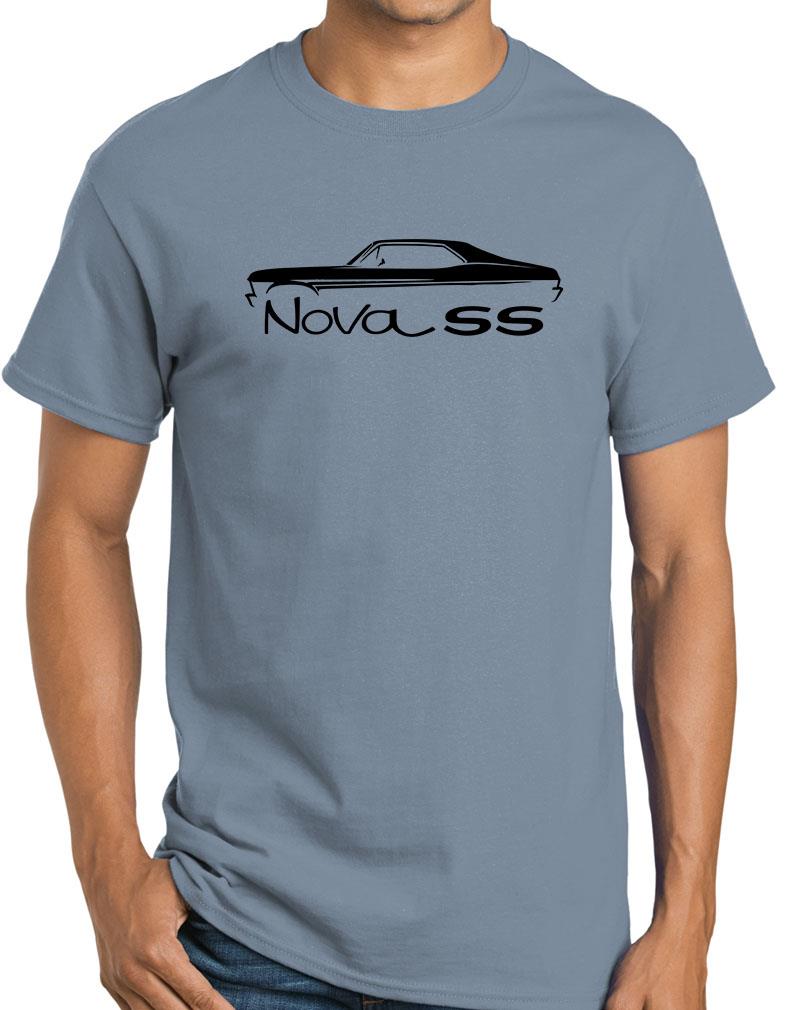 1968-71 Chevy Nova SS Hardtop Classic Outline Design Tshirt NEW COLORS - Picture 19 of 23