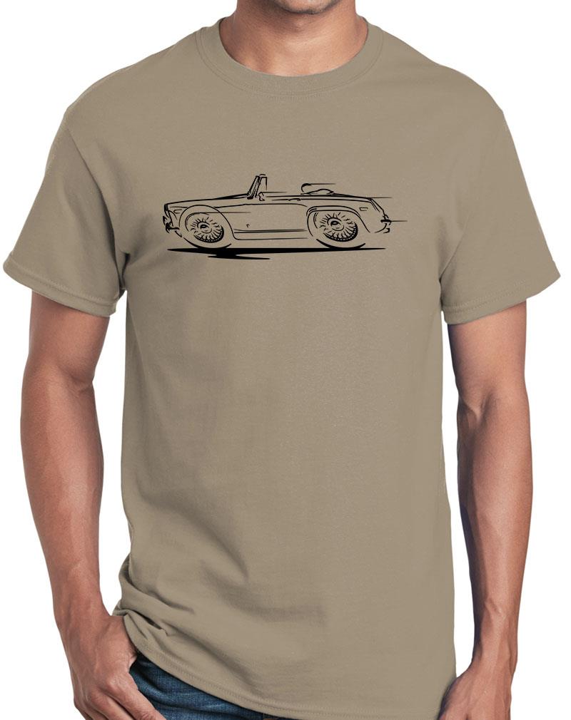 MG Midget Sports Car Redline Design Tshirt NEW COLORS - Picture 23 of 23