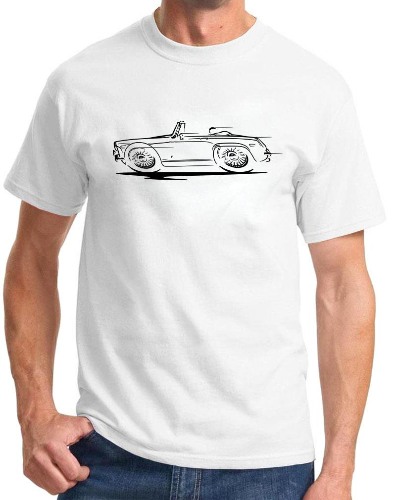 MG Midget Sports Car Redline Design Tshirt NEW COLORS - Picture 7 of 23
