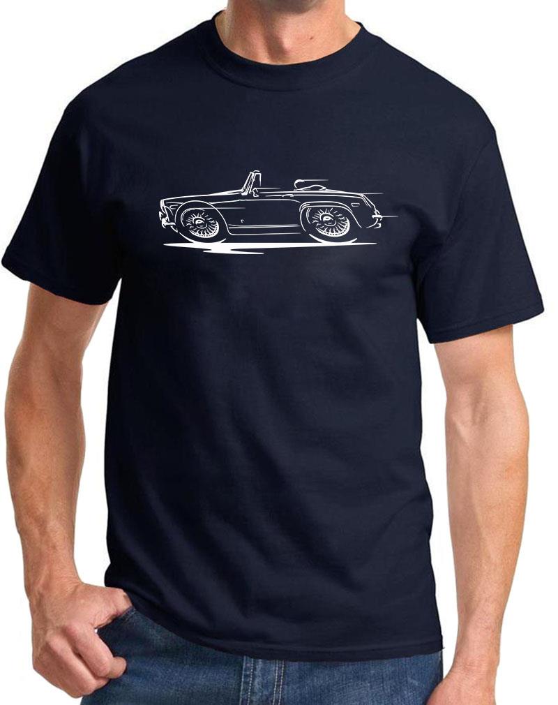 MG Midget Sports Car Redline Design Tshirt NEW COLORS - Picture 9 of 23