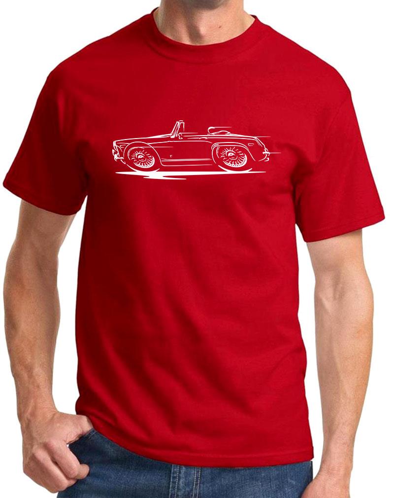 MG Midget Sports Car Redline Design Tshirt NEW COLORS - Picture 14 of 23