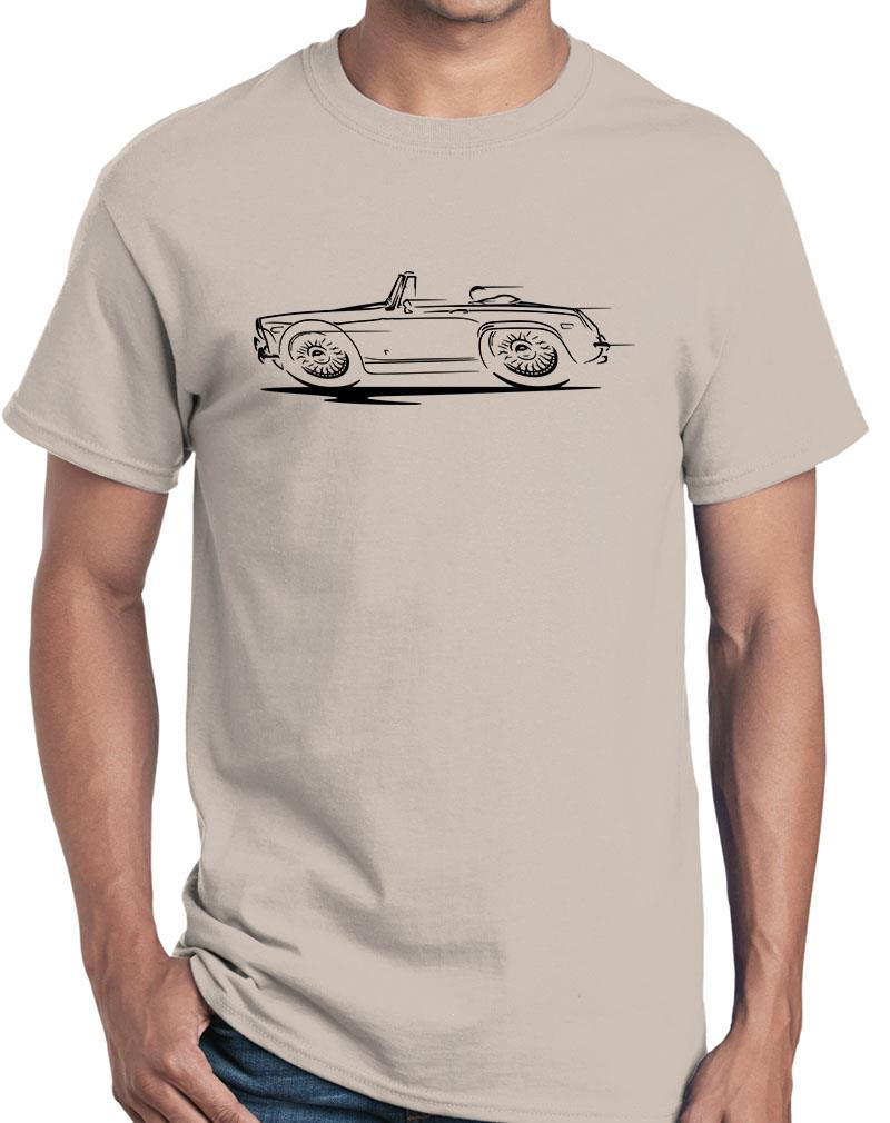 MG Midget Sports Car Redline Design Tshirt NEW COLORS - Picture 22 of 23