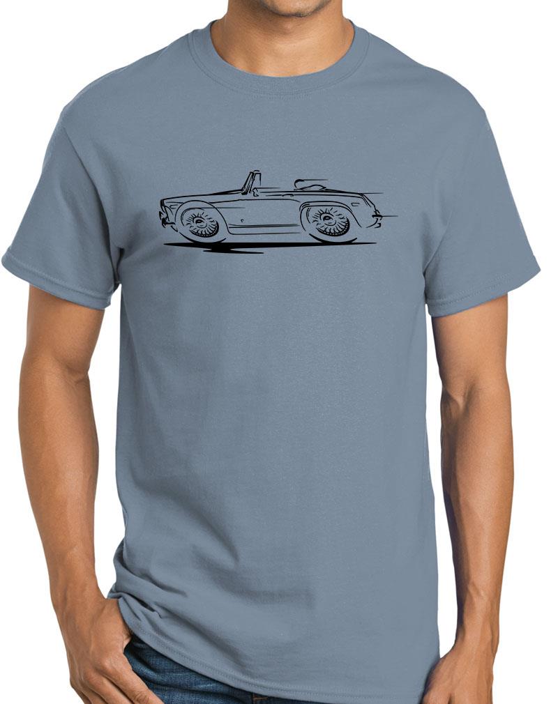 MG Midget Sports Car Redline Design Tshirt NEW COLORS - Picture 19 of 23