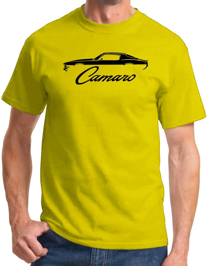 1970-73 Chevy Camaro Classic Outline Design Tshirt NEW COLORS - Picture 8 of 23