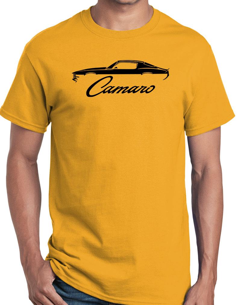 1970-73 Chevy Camaro Classic Outline Design Tshirt NEW COLORS - Picture 3 of 23