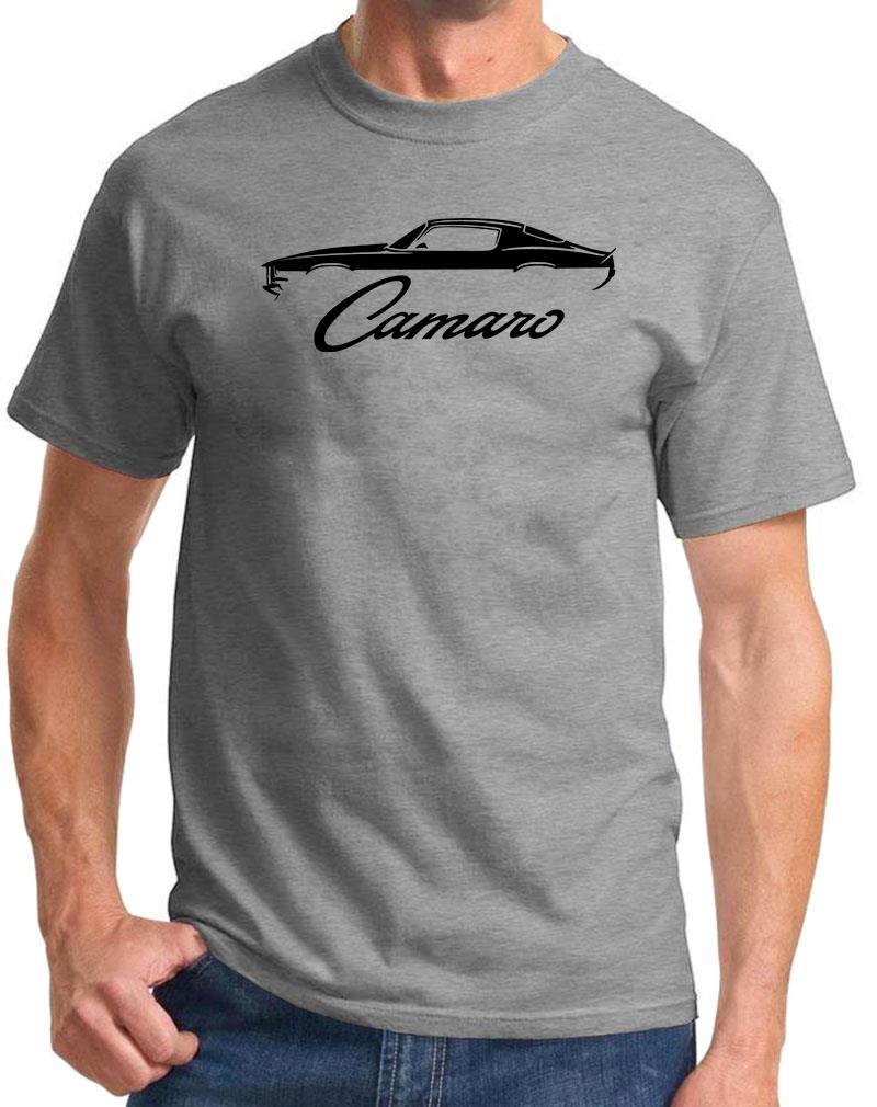 1970-73 Chevy Camaro Classic Outline Design Tshirt NEW COLORS - Picture 4 of 23