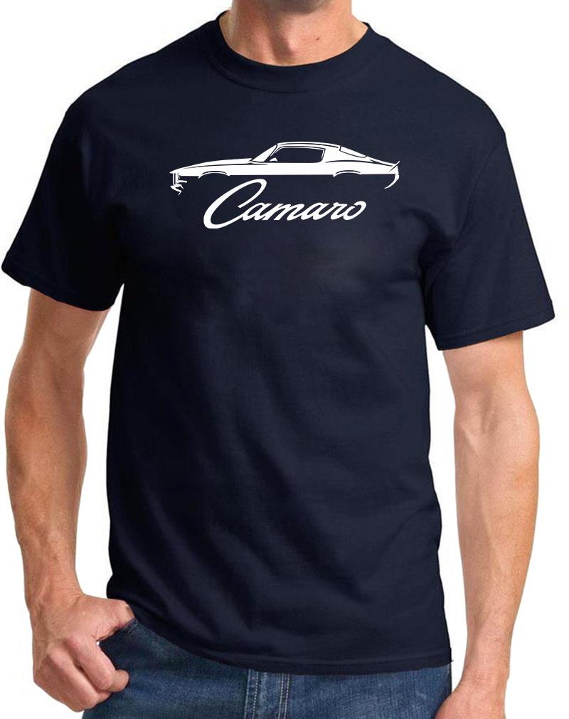 1970-73 Chevy Camaro Classic Outline Design Tshirt NEW COLORS - Picture 9 of 23