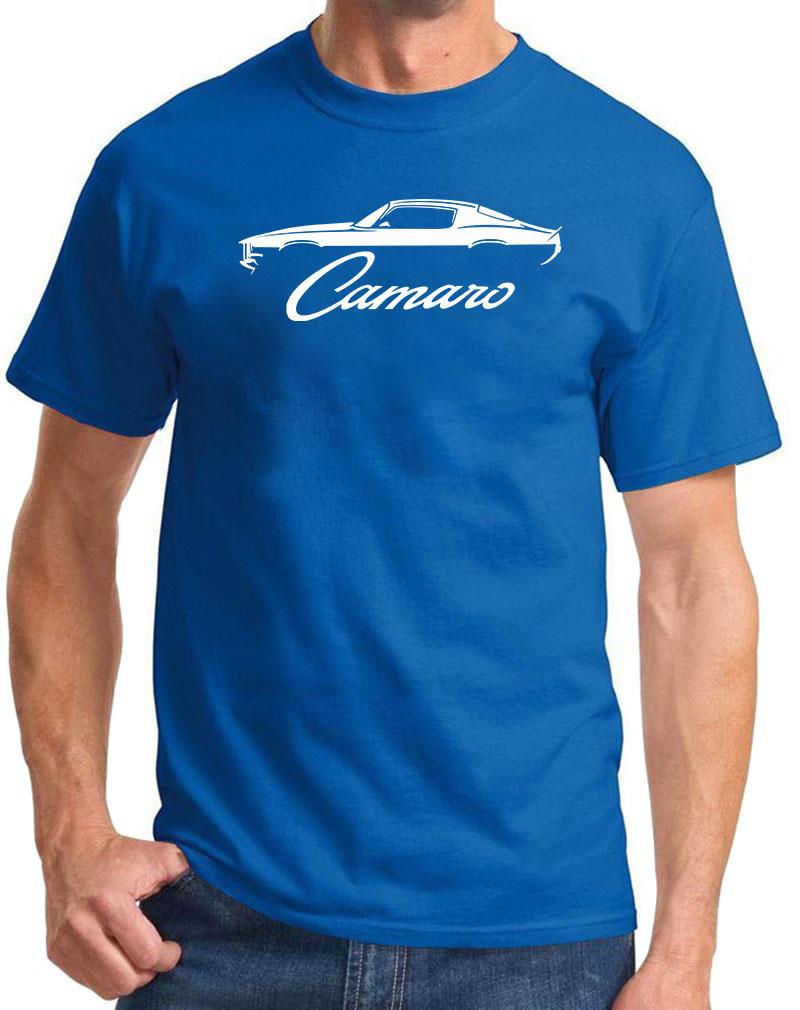 1970-73 Chevy Camaro Classic Outline Design Tshirt NEW COLORS - Picture 10 of 23