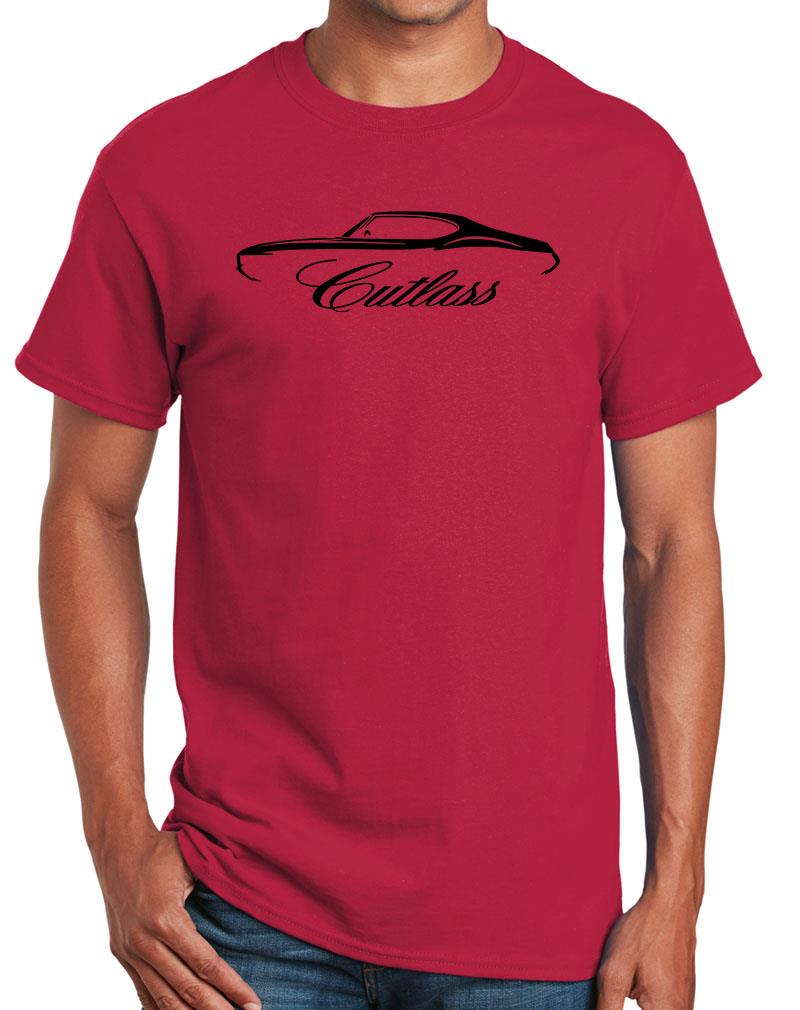 1970 1971 1972 Olds Cutlass Hardtop Outline Design Tshirt NEW COLORS - Picture 20 of 23