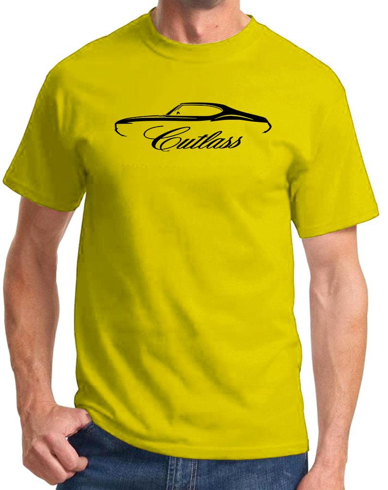 1970 1971 1972 Olds Cutlass Hardtop Outline Design Tshirt NEW COLORS - Picture 8 of 23