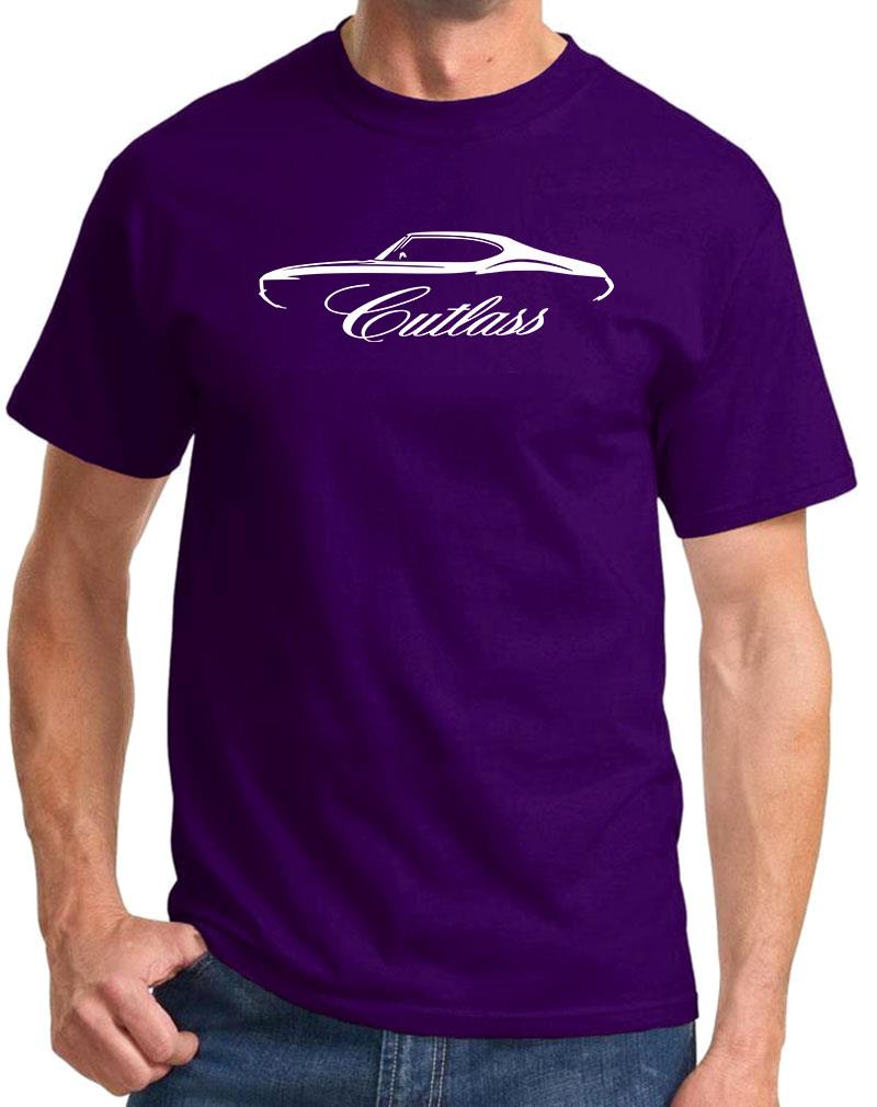1970 1971 1972 Olds Cutlass Hardtop Outline Design Tshirt NEW COLORS - Picture 6 of 23
