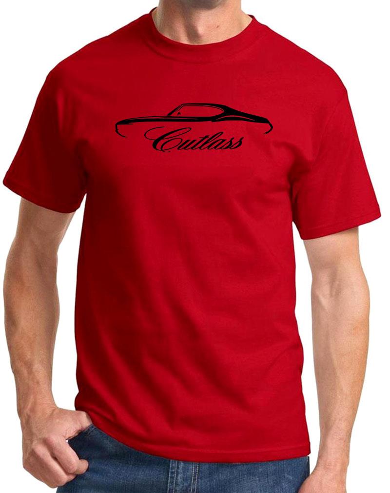 1970 1971 1972 Olds Cutlass Hardtop Outline Design Tshirt NEW COLORS - Picture 15 of 23
