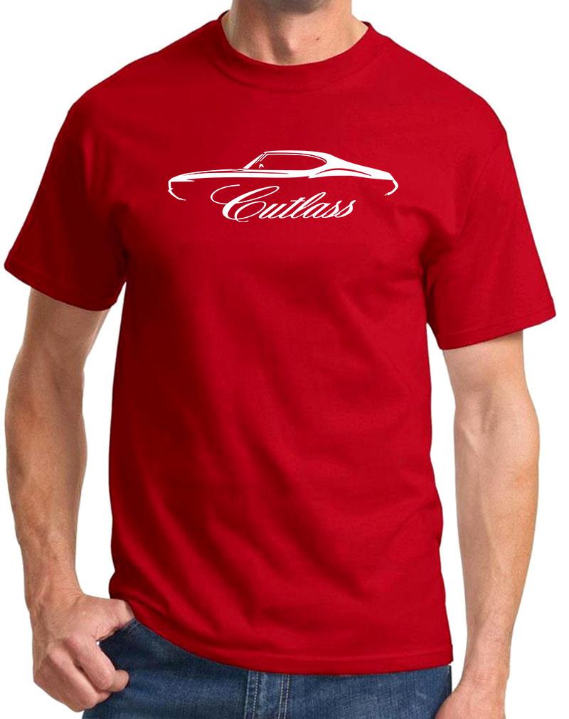 1970 1971 1972 Olds Cutlass Hardtop Outline Design Tshirt NEW COLORS - Picture 14 of 23