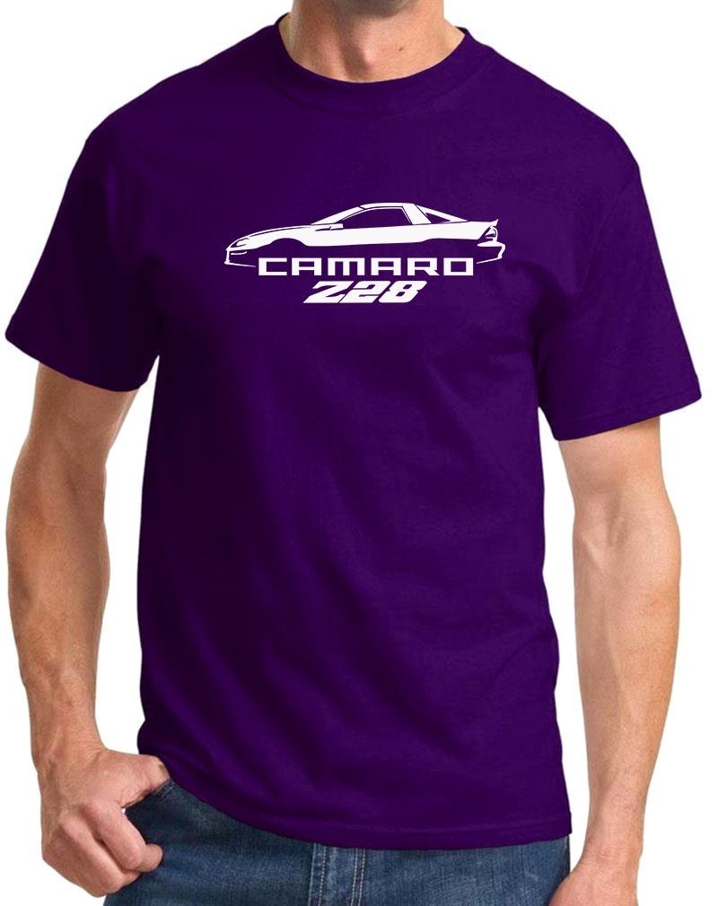 1998-02 Chevy Z28 Camaro Hardtop Classic Outline Design Tshirt NEW COLORS - Picture 6 of 23