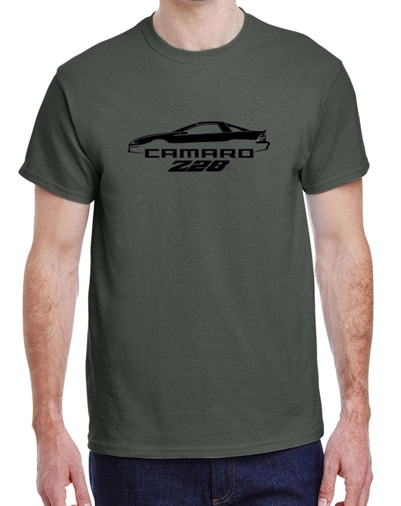 1998-02 Chevy Z28 Camaro Hardtop Classic Outline Design Tshirt NEW COLORS - Picture 17 of 23