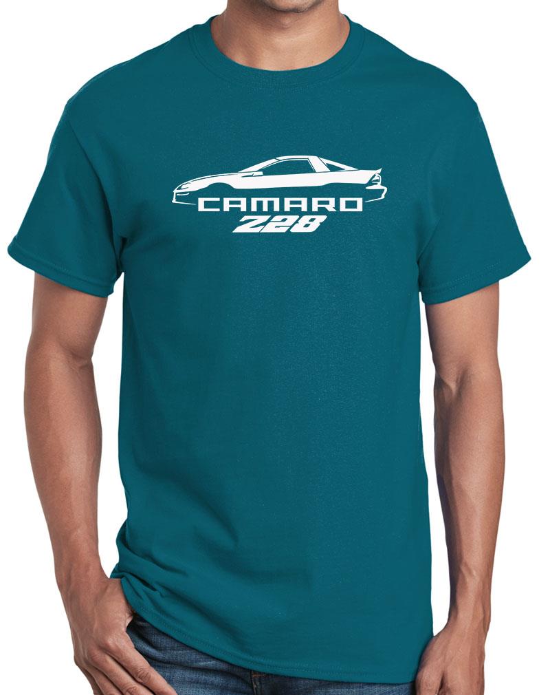 1998-02 Chevy Z28 Camaro Hardtop Classic Outline Design Tshirt NEW COLORS - Picture 16 of 23
