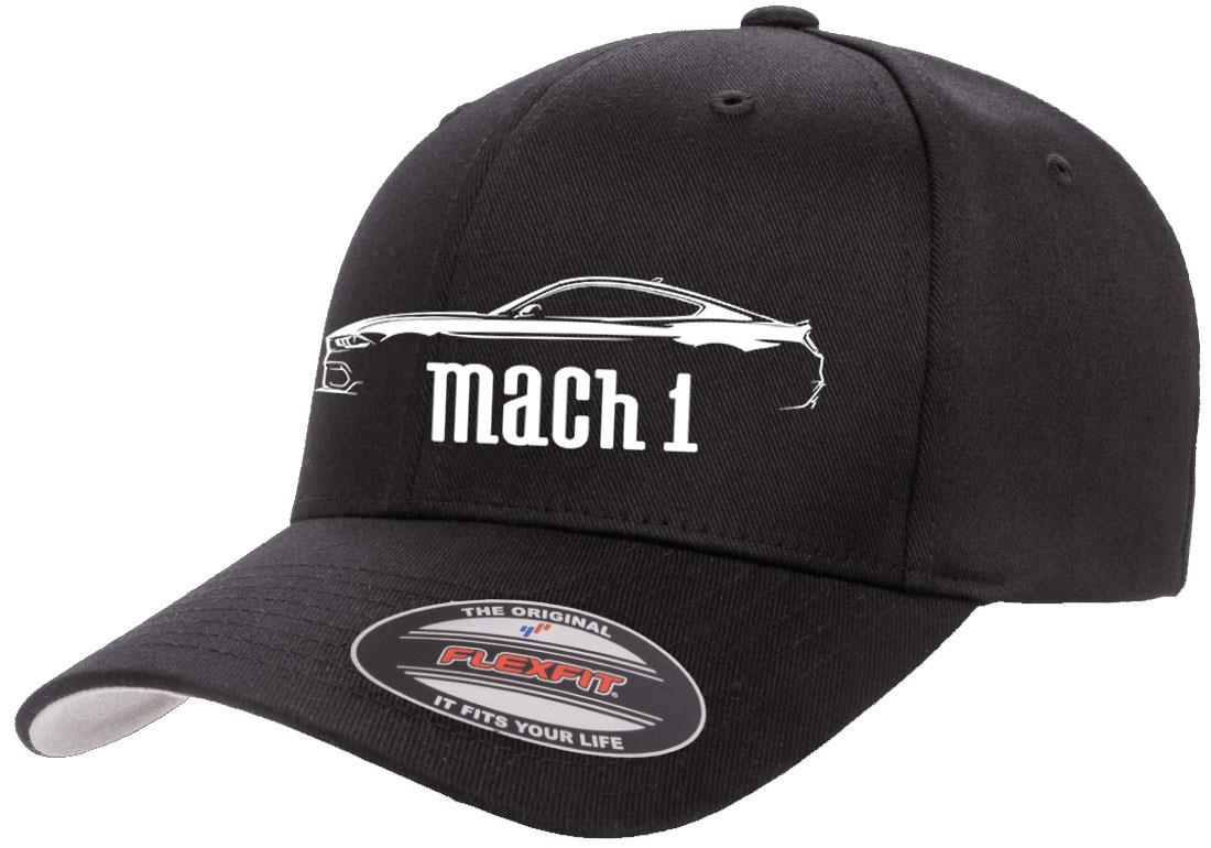 2021 2022 Ford Mach 1 Mustang Classic Design Flexfit 6277 Baseball Hat Cap