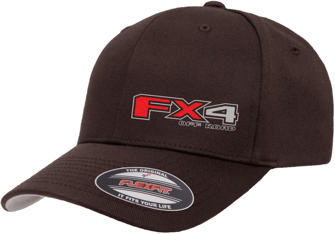 Ford FX4 F150 Truck Logo Flexfit 6277 Baseball Cap – Fully Embroidered Side Panel, Athletic Fitted Hat - View #6