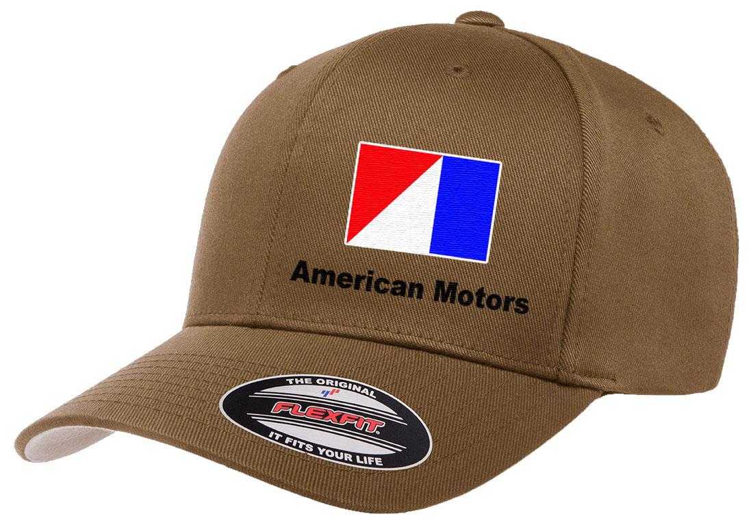 AMC American Motors Logo Embroidered Side Panel Flexfit 6277 Baseball Hat Cap - Picture 6 of 21