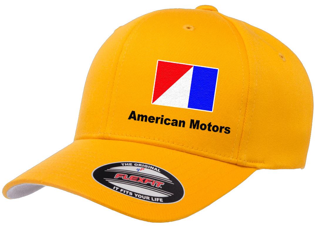 AMC American Motors Logo Embroidered Side Panel Flexfit 6277 Baseball Hat Cap - Picture 8 of 21