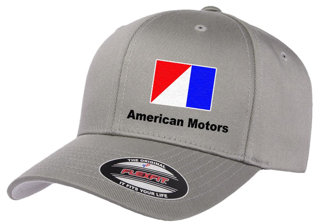 AMC American Motors Logo Embroidered Side Panel Flexfit 6277 Baseball Hat Cap - Picture 9 of 21