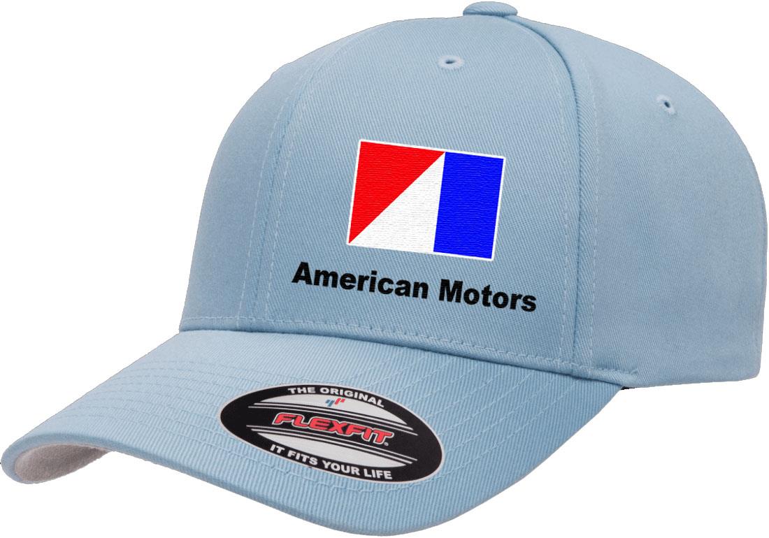 AMC American Motors Logo Embroidered Side Panel Flexfit 6277 Baseball Hat Cap - Picture 11 of 21