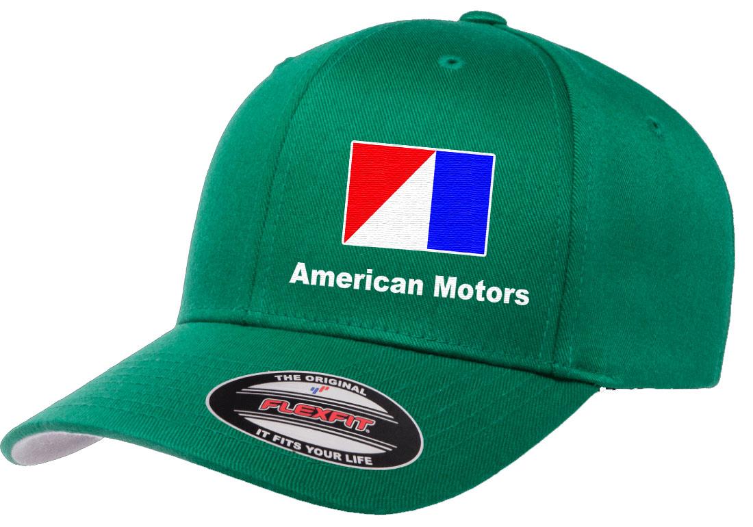 AMC American Motors Logo Embroidered Side Panel Flexfit 6277 Baseball Hat Cap - Picture 16 of 21