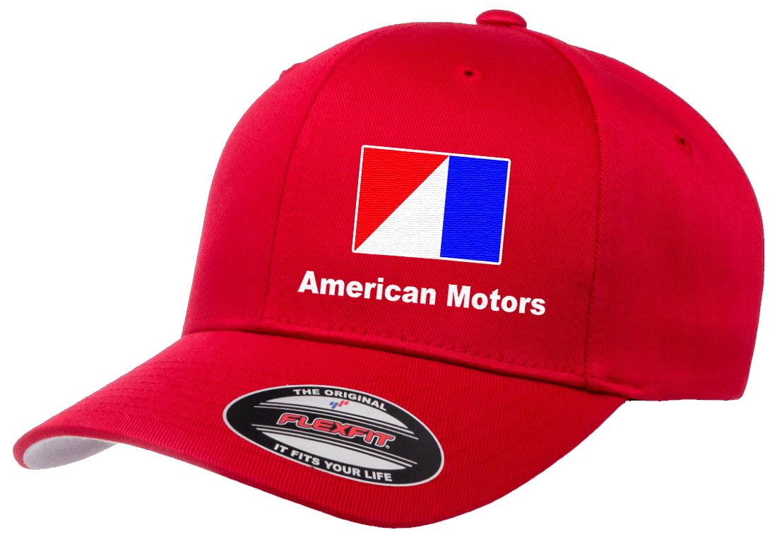 AMC American Motors Logo Embroidered Side Panel Flexfit 6277 Baseball Hat Cap - Picture 19 of 21