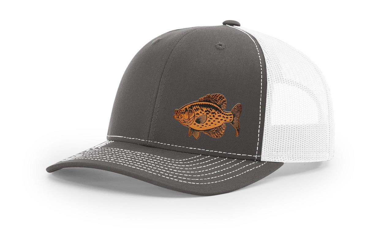 Crappie Fishing Hat Laser Engraved Richardson 112 Snapback Hat Cap - Picture 18 of 45
