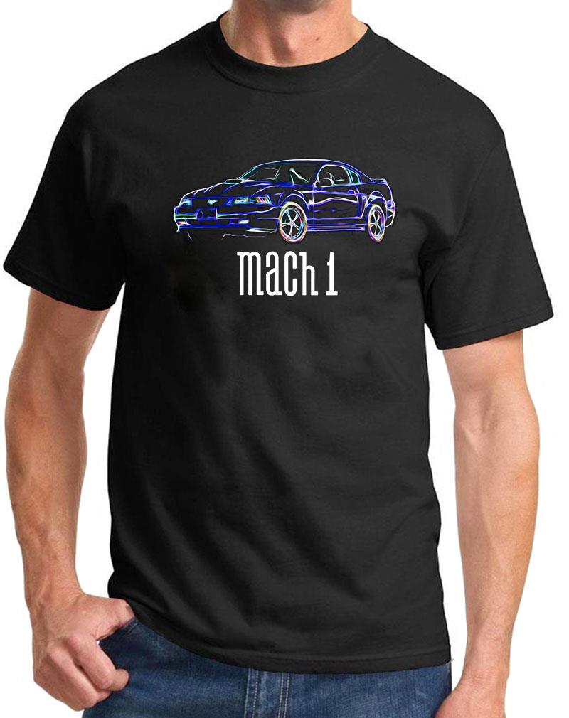 2003 2004 Ford Mach 1 Mustang Neon Design Tshirt NEW Colors