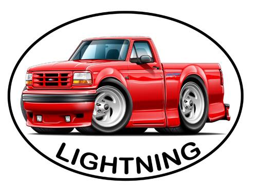 1993 Ford lightning decal #9