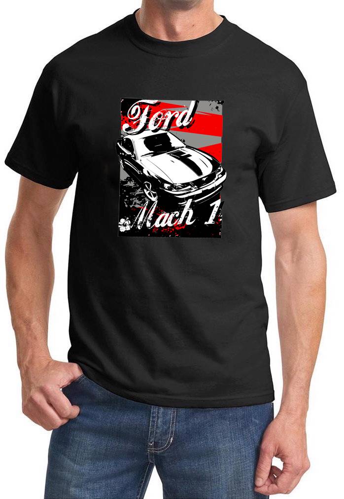 2003-04 Ford Mach 1 Mustang Classic Retro Design Tshirt NEW FREE SHIPPING