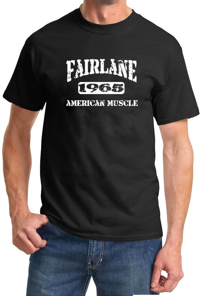 1965 Ford Fairlane American Muscle Car Classic Design Tshirt NEW