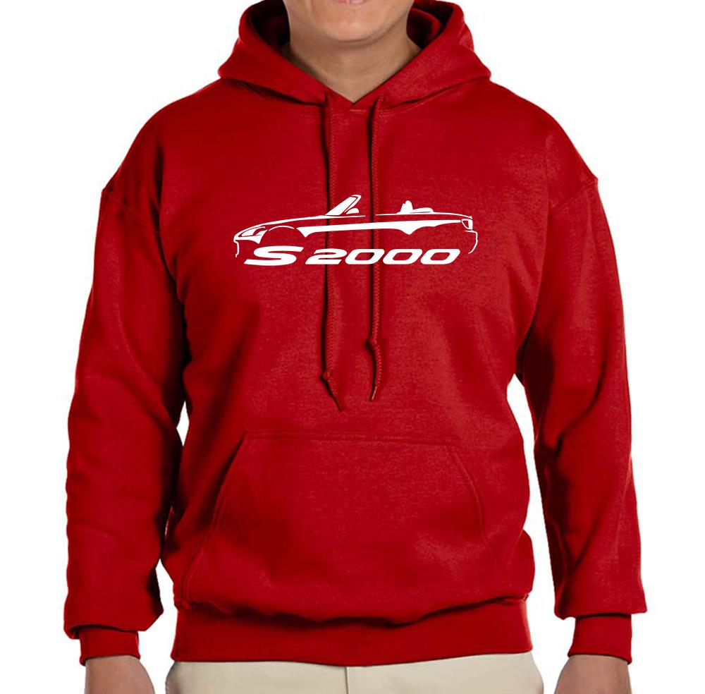 Honda S2000 Classic Car Outline Design Hoodie NEW FREE SHIPPING - Picture 6 of 11