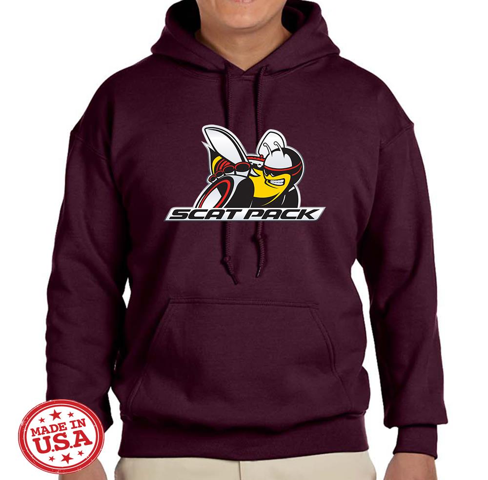 Scat Pack Logo Charger Challenger Classic Design Hoodie Sweatshirt FREE SHIP